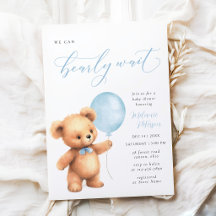 No Podemos Esperar Más Invitación de Globos para B