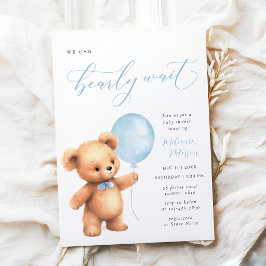 No Podemos Esperar Más Invitación de Globos para B