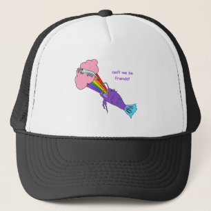 ¿No podemos ser amigos gorras de lanyard fish y p