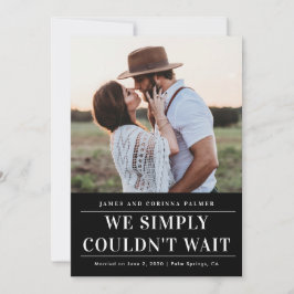 No podíamos esperar la invitación boda