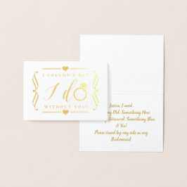 No podría decir que lo hago sin ti | Tarjeta de Re