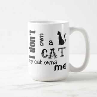 No poseo un gato que mi gato me posee taza linda