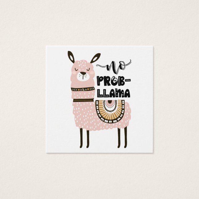 No Prob-Llama es gracioso (Anverso)