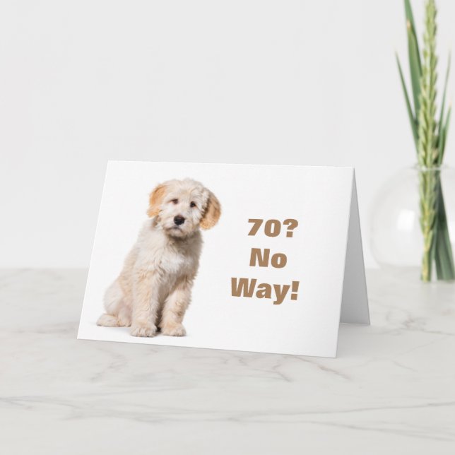 NO PUEDE SER **70** TARJETA (Anverso)