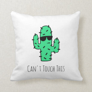 No puede tocar esta almohada fresca del cactus