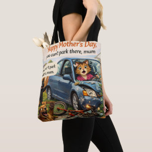 No puedes aparcar ahí, mamá. Bolsa de mano del Día