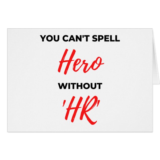 No puedes deletrear héroe sin 'RRHH' 2 (Anverso (Horizontal))
