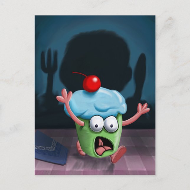 No puedes esconderte de la postal del hombre del m (Anverso)