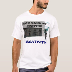 NO PUEDES LIMITAR LA CREATIVIDAD camiseta de arte