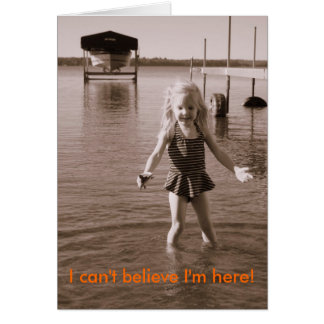 ¡No puedo creer que esté aquí!