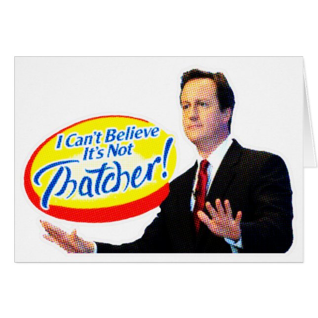 ¡No puedo creer que no sea Thatcher! (Anverso (Horizontal))