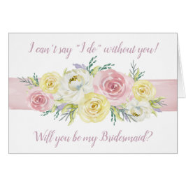 ¡No puedo decir "Lo hago" sin ti! Novia floral