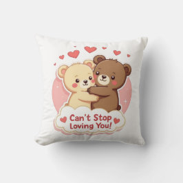 No puedo dejar de amarte Almohada Cute San Valentí
