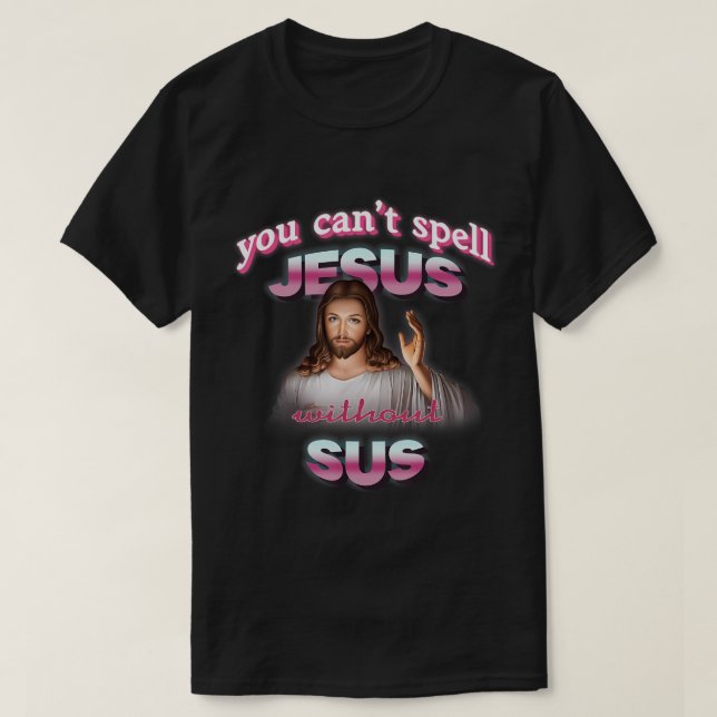 No puedo deletrear a Jesús sin sus camisetas (Diseño del anverso)