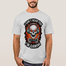 No puedo escucharte Estoy jugando camiseta - diver