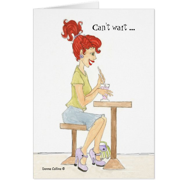 No puedo esperar a verte Chica Soda (Frente)