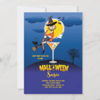 No puedo esperar para verte invitación de Hallowee