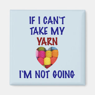 No puedo llevar mi yarn - imán