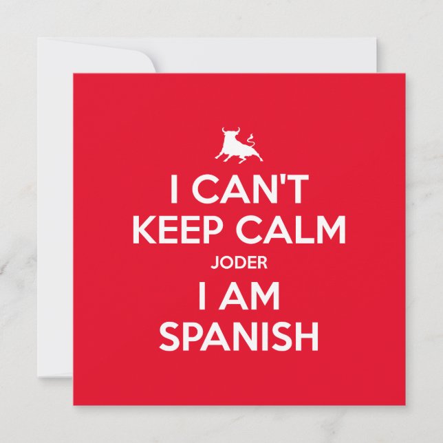 No puedo mantener la calma (Anverso)