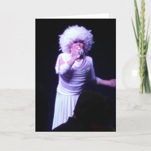"No puedo olvidar el glamour." Tarjeta de Cumpleañ