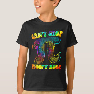 No puedo parar la camiseta de Pi no detendrá las M