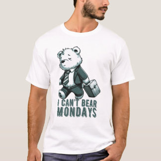 No puedo soportar camiseta de lunes