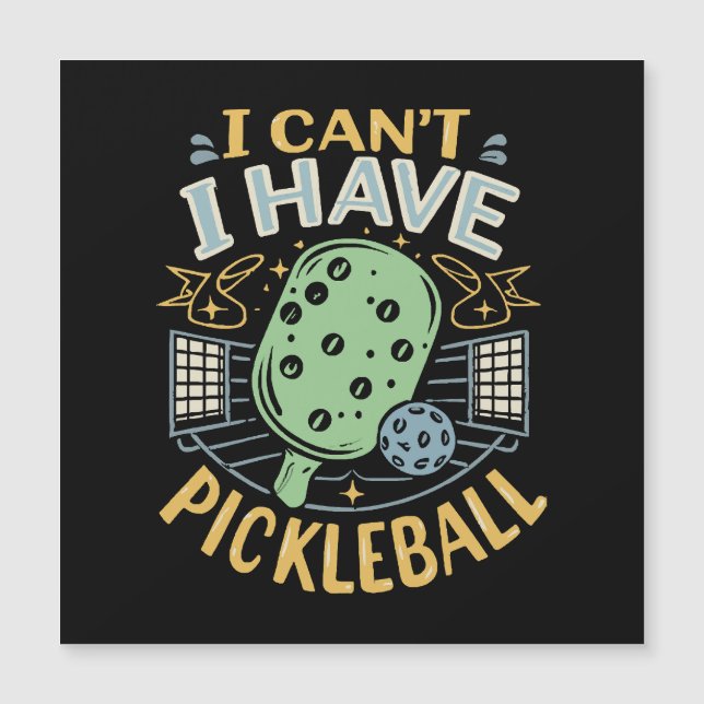 No puedo tener pickleball (Anverso)