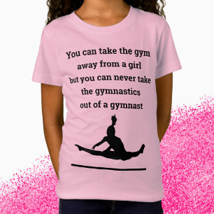 No puedo tomar la gimnasia de una camiseta gimnast