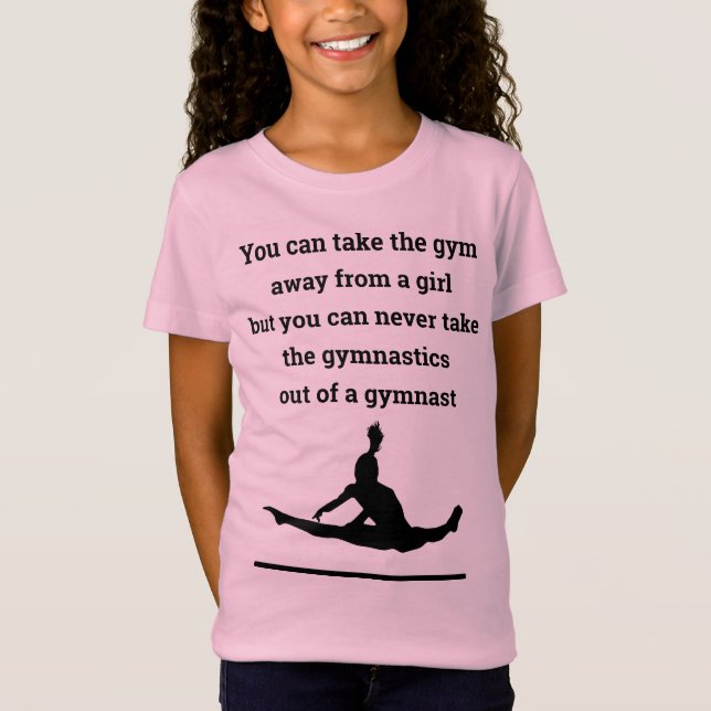 No puedo tomar la gimnasia de una camiseta gimnast (Anverso)