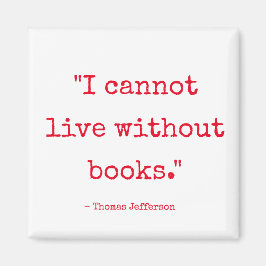 No puedo vivir sin el imán de los libros