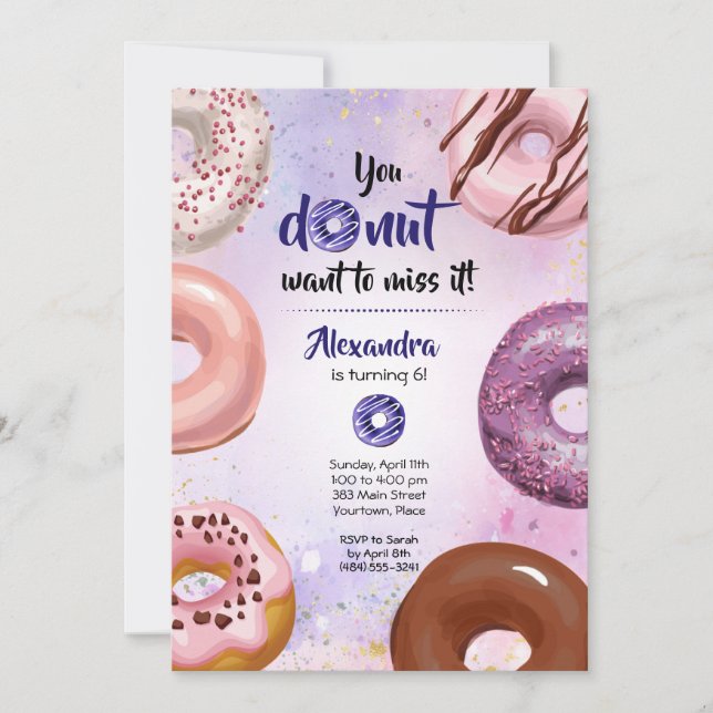 No quieres perderte la invitación de la fiesta de  (Anverso)