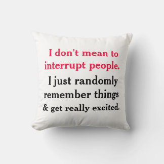 No quiero interrumpir la almohada de la gente