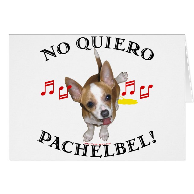 No quiero pachelbel (Anverso (Horizontal))