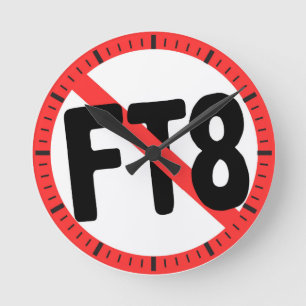 No Reloj de Pared FT8
