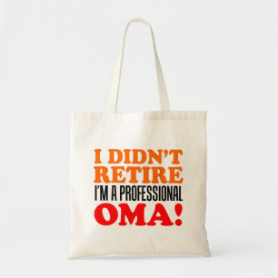 No retiré la bolsa de asas profesional de Oma