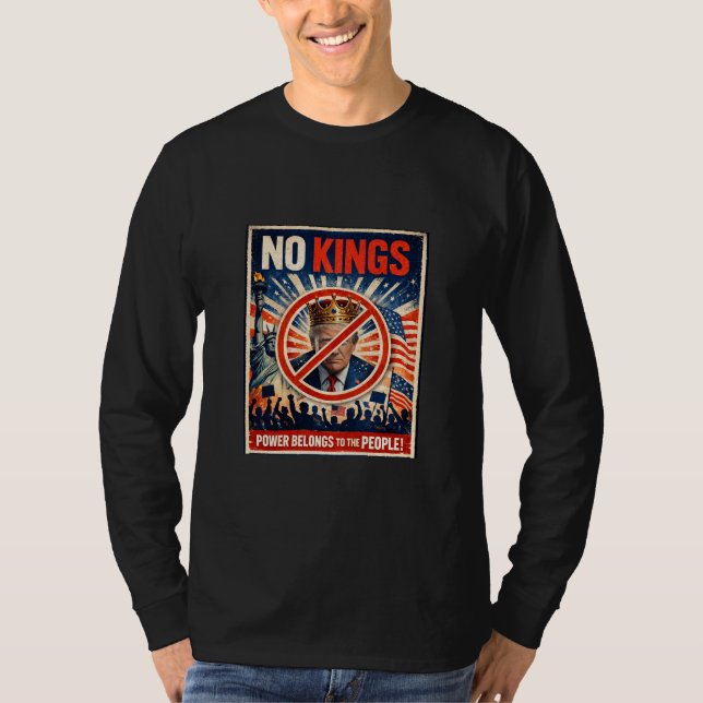 ¡No Reyes! Camiseta Manga Larga (Anverso)