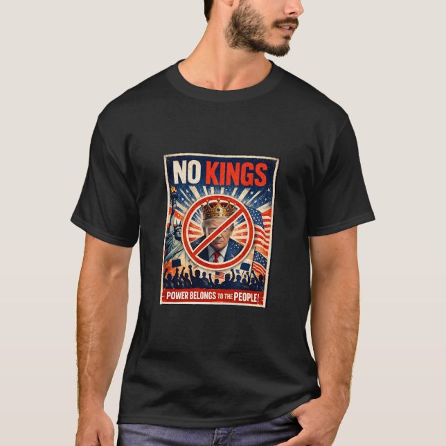 ¡No Reyes! El Poder Pertenece a la Gente Camiseta (Anverso)