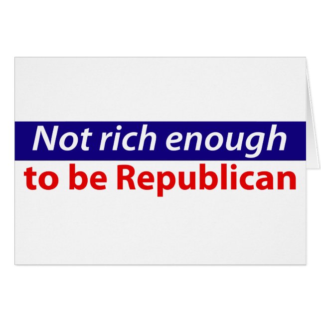 No rico bastante ser republicano (Anverso (Horizontal))
