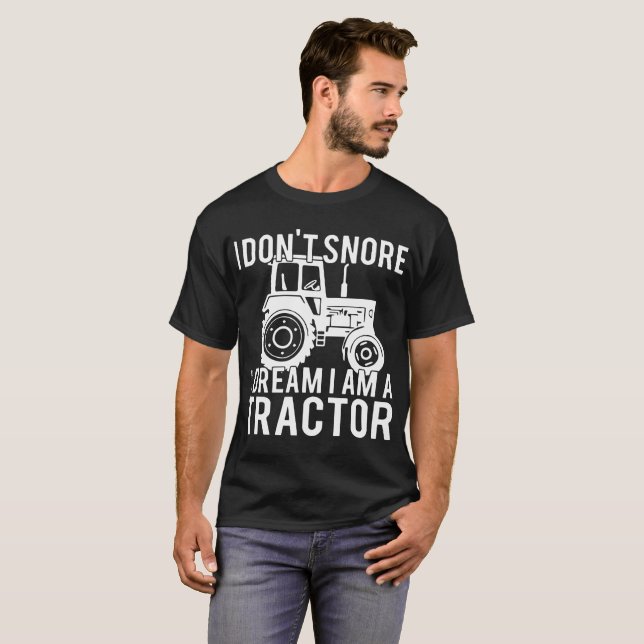 No ronco sueño de I que soy camisetas de una (Anverso completo)