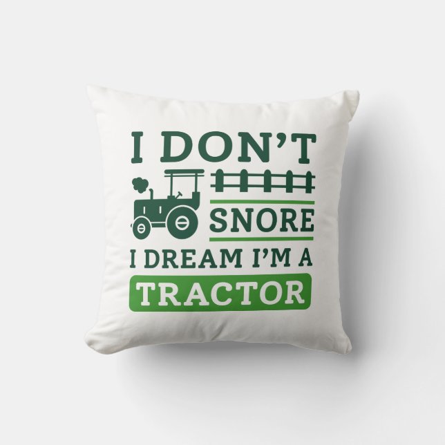 No Ronco Sueño Que Soy Una Almohada De Tractor (Anverso)