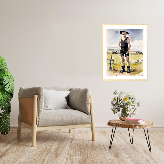 No sabemos lo afortunados que somos - Impresión ac (We Don't Know How Lucky We Are.
Artist: Roger Smith)