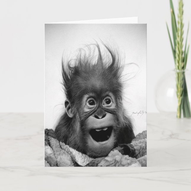 ¡NO SE ATIERRE! Tarjeta de felicitación (Anverso)