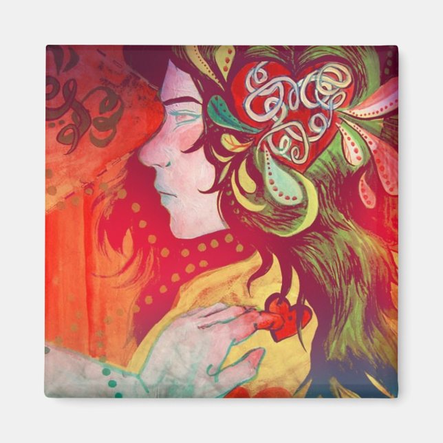 No sé cómo sentirte - imán (Frente)