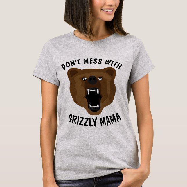NO SE ENCANTEN CON MAMÁ, Camisetas DE MOM (Anverso)