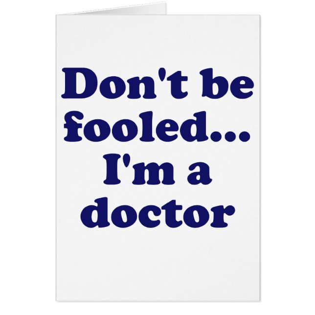 No se engañe… Im un médico (Frente)