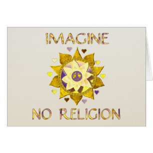No se imagine ninguna religión