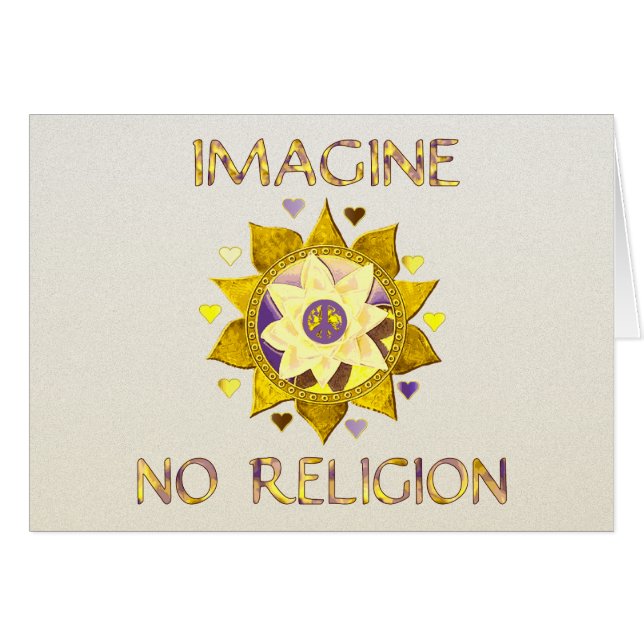 No se imagine ninguna religión (Anverso (Horizontal))