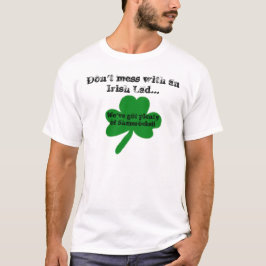 No se mezcle con una camiseta irlandesa de humor n