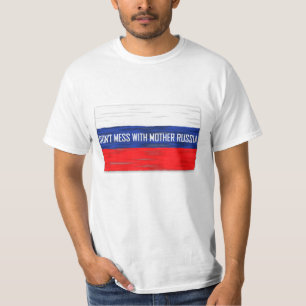 No se mezclen con la madre Rusia, camiseta de la b