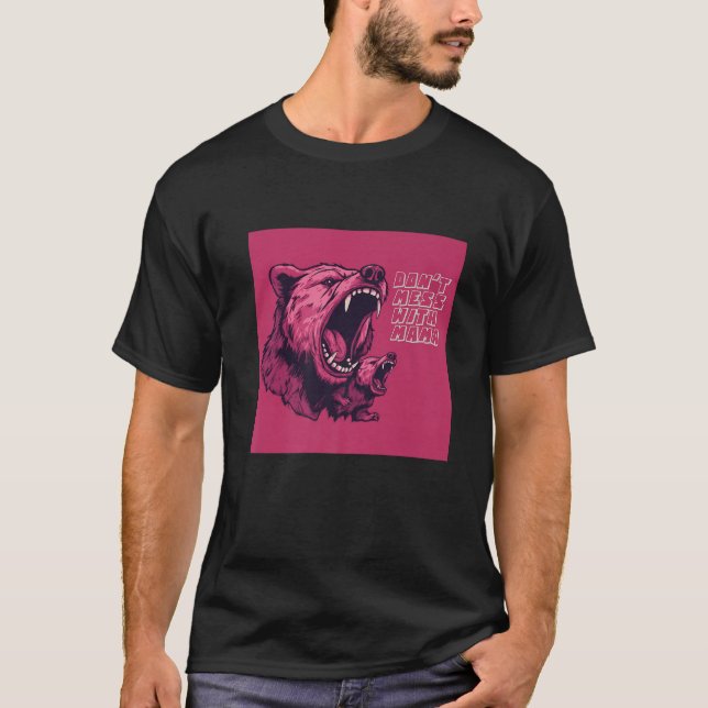 NO SE MIENTRE CON LA Camiseta MAMA BEAR Premium T (Anverso)